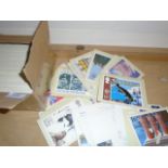BOX OF STAMPED POSTCARDS