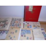 A nice neat stamp collection to include USA stock book 1900 onwards, USA 1st Day Covers 1948/1949 (