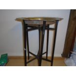 BRASS TRAY TABLE