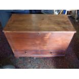 Staind Pine Mule Chest 37 x 27 inches