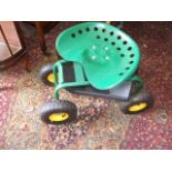 4 Wheel Garden Work Seat Trolley