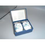 Pair of boxed Royal Worcester egg coddlers