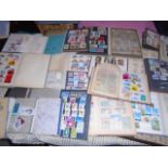 CRATE OF ASSORTED STAMPS