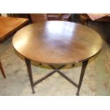 Antique Oak Round Dining Table