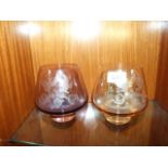 2 Caithness Glass Anniversary Bowls