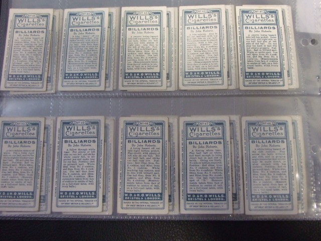 WD Wills Billiards full set of 50 cards - Image 6 of 6