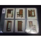 WD WILLS 1 st series Old Furniture full set of 25 cards