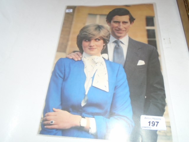 LARGE SCALE 1981 ROYAL WEDDING POST CARD