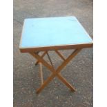 Retro Cantel Folding Table 64 x 63 cm 76 tall