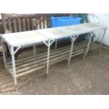 Alloy Greenhouse Bench