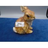 Kaiser porcelain brown rabbit