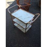 Alloy Tea Trolley with lift out tray