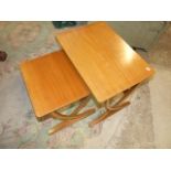 2 Retro Nathan Tables ( originally a nest ) largest 24 x 17 inches 20 tall