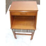 Retro Chippy Telephone Table with pull out seat