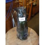Whitefriars Glass Vase 9 1/2 inches tall