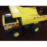 Tonka Mighty 768 Dumper Truck 18 inches long & Matchbox Dumper Truck 15 inches long