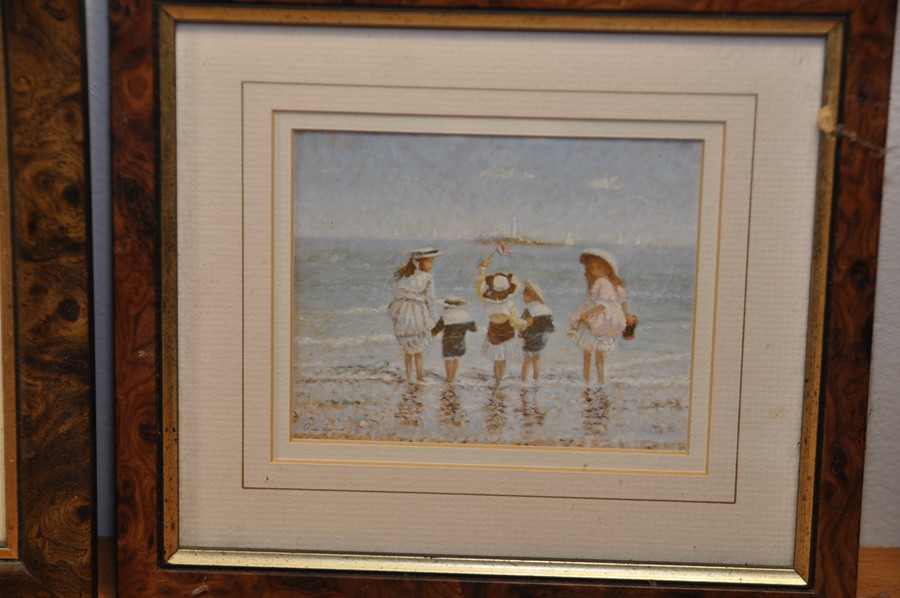 6 small prints inc Children at the beach etc... - Image 7 of 8