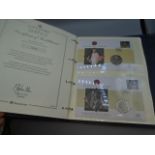 An Album of 7 1st day covers with coins Diamond Jubilee various countries.