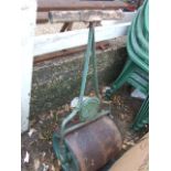 Vintage W F Dennis London Cast Iron Garden Roller