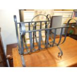 Wrought Iron Magazine Rack