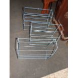 3 Retro Metal Shoe Racks