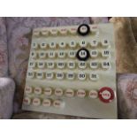 Retro Plastic Wall Hanging Calender