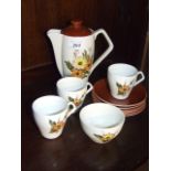 Crown Devon part coffee set