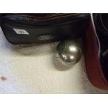3 Metal Boules each stamped A4P 735
