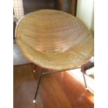 Vintage Satellite Round Circle Tub Chair