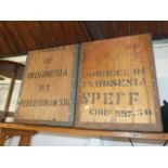 2 Vintage Tea Chests