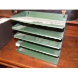 Retro Industrial Office Filing Tray