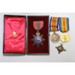 Medals - An Imperial Service Medal Edward VII (J. W. VURLEY of Upwell May 23rd 1908). Monogrammed