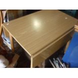 Modern Drop Leaf Table & 2 Chairs
