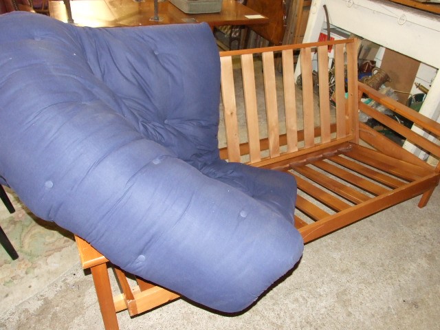 Pine Framed Futon Sofa / Bed