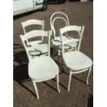 4 Bentwood Chairs