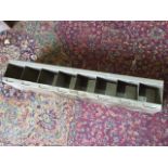 Retro Steel Pigeon Hole Unit 36 1/2 inches wide 6 high 7 1/2 deep