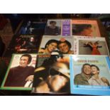 Box of LPs ( house clearance ) Shadows , Elvis , Bucks Fizz etc etc