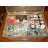 Sewing Box & Contents