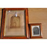 2 Framed Victorian photographs - portrait