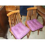 Drop Leaf Table & 2 Stick Back Chairs