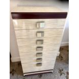 Nolte Delbruck Narrow 6 Draw Chest with Cupboard Below