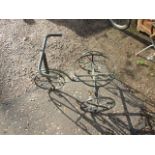 Wrought Iron Trike Plant Pot Holder