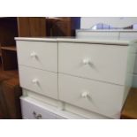 2 Draw Bedside Cabinets 19 1/4 inches tall 16 wide 15 deep