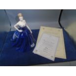 Coalport 'The Jubilee Ball' figurine, limited edition 975 with certificate