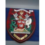 Scottish Clan 'Robertson' handmade coat of arms 10x12"