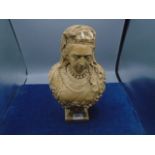 Plaster bust of Queen Victoria diamond jubilee