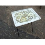 Retro Folding Metal Table