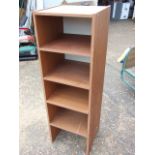 Retro Bookcase 47 1/2 inches tall 15 wide 14 1/2 deep