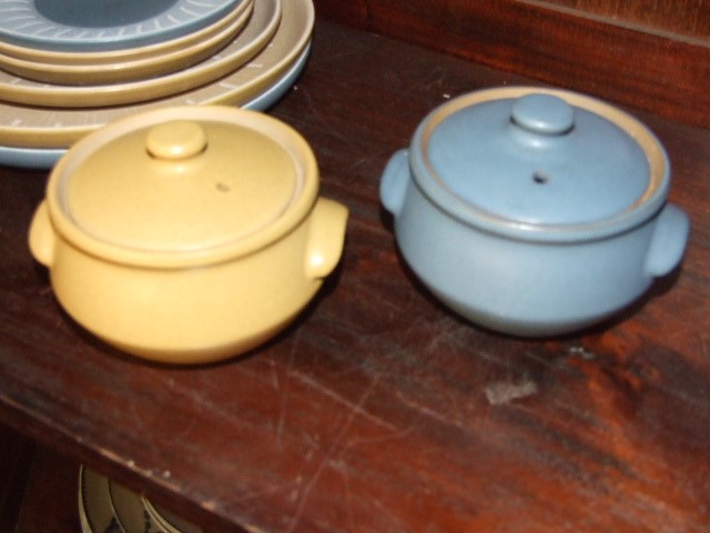 Quanity of assorted Denby & odd unnamed pot & 3 lids - Image 3 of 5