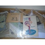 ASSORTED EPHEMERA TO INCLUDE MAE WEST 1949 SHOW